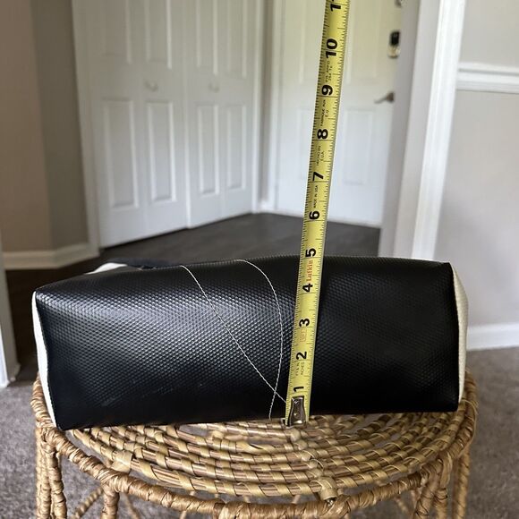 Holly Aiken Swallow Bird Bag large Shoulder tote Durable Black & White MSRP $168 - Picture 7 of 12